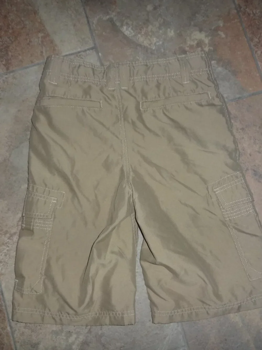 Lot 2 Shorts boy 14 quick dry type=adjustable Tony Hawk Khaki Cargo+Weatherproof
